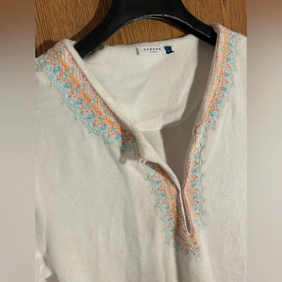 Cabana Life Coastal Crush Terry Cloth Tunic - Picture 4 of 8